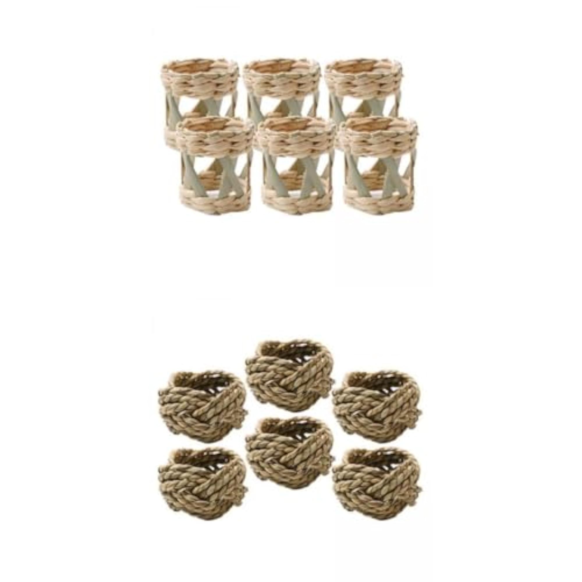12 Handmade Napkin Rings for Kitchen Dinner Table Gatherings